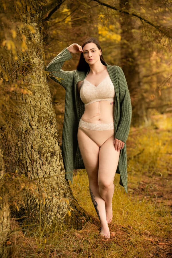 Hi-Leg Slip „Felicita“ Sand – Bild 8